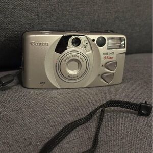 Canon Silver Film Photography Camera